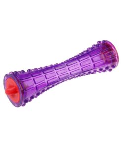 Treat Dispenser “Johnny Stick’ TPR Transparent Purple