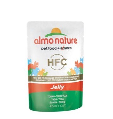 HFC Jelly with Tuna 55GMS 24PCS - Almo Nature Sensitive with Fish 70G
