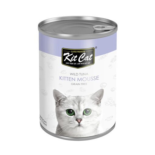 KC Kitten Mousse - Kit Cat Wild Tuna Kitten Mousse Canned Cat Food 400g