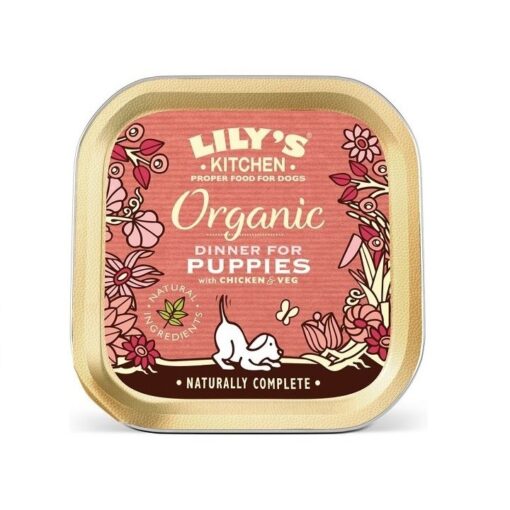 Lilys Kitchen Organic Dinner For Puppies 150g - Lily's Kitchen Chicken Puppy Recipe 150g