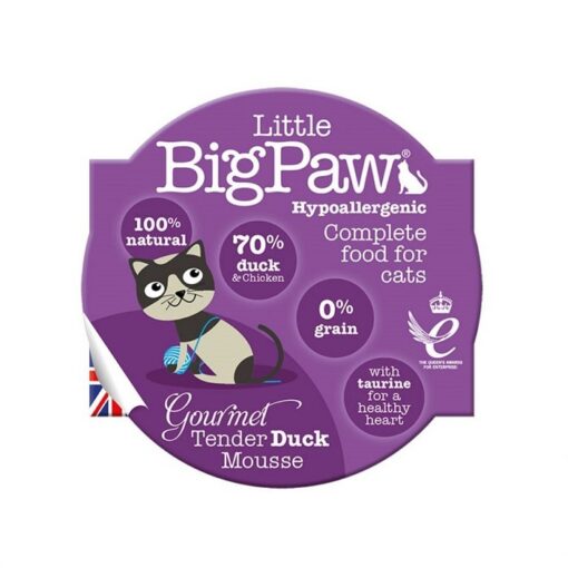 Little Big Paw Cat Gourmet Duck Mousse