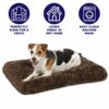QuietTime Deluxe CoCo Chic Pet Bed 2 - Midwest Homes - Reversible Paw Print Fleece Pet Bed