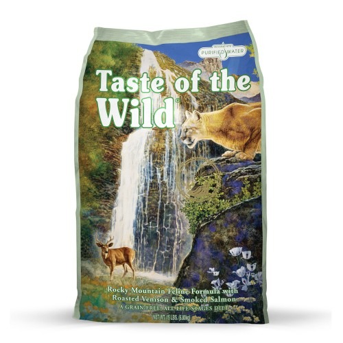 Rocky Mountain Feline 117 118 - Taste of The Wild - Rocky Mountain Feline Recipe with Roasted Venison & Smoked Salmon