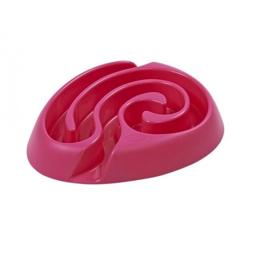 buster maze pink - DogMaze – Buster Bowl, Pink