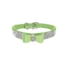 Milki Royal Bling Collars With Bow -APPLE GREEN
