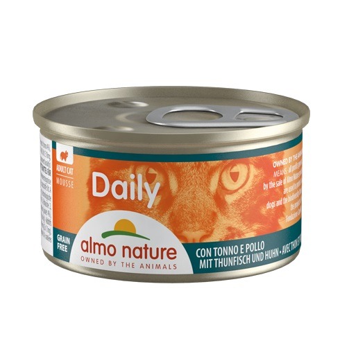 mousse with Tuna and Chicken 85g catwetfood - Almo Nature – Daily Mousse With Tuna and Chicken 85g