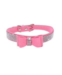 Milki Royal Bling Collars With Bow -Watermelon