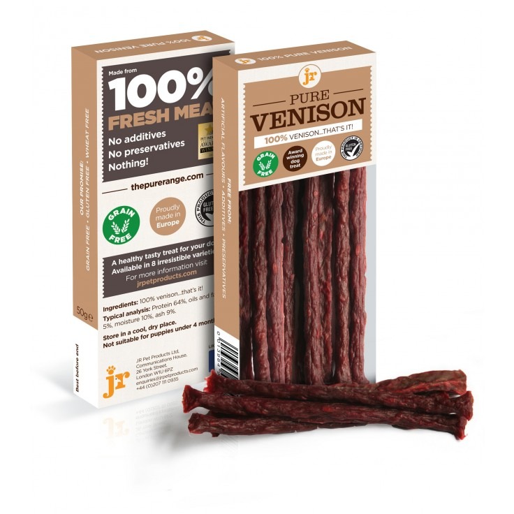 ps pure venison - JR-Pure Venison Sticks 50g