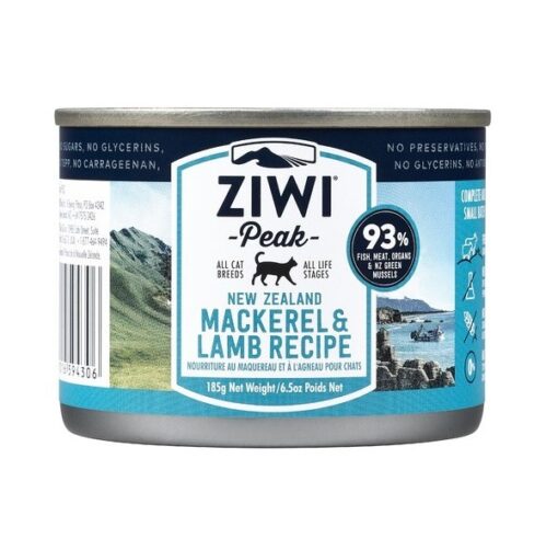 ziwipeak cat can mack lamb - ZiwiPeak – Mackerel & Lamb Recipe Canned Cat Food